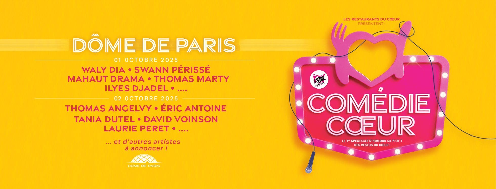 dome de paris : COMEDIE COEUR