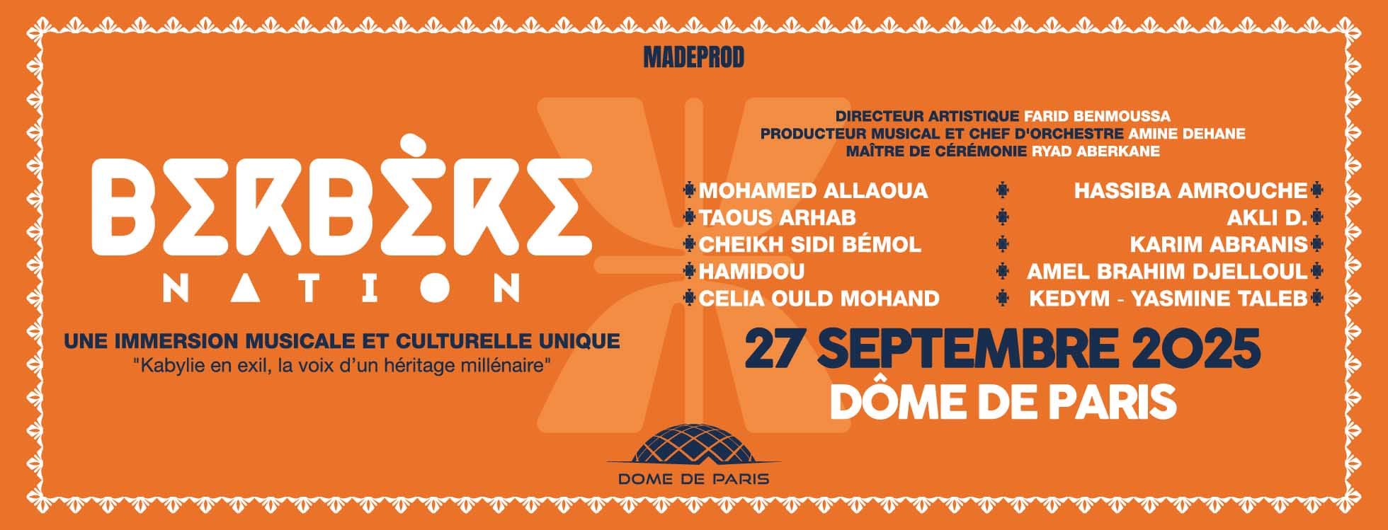 dome de paris : BERBERE NATION 