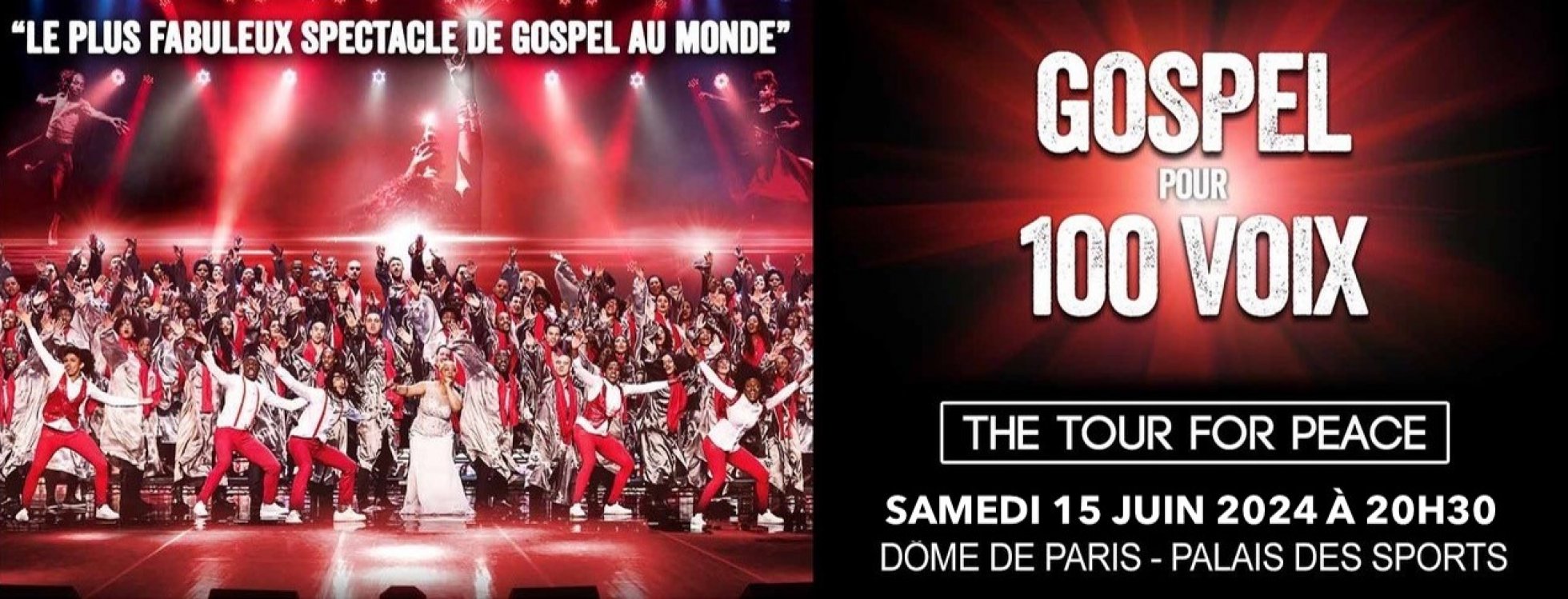 dome de paris : GOSPEL POUR 100 VOIX