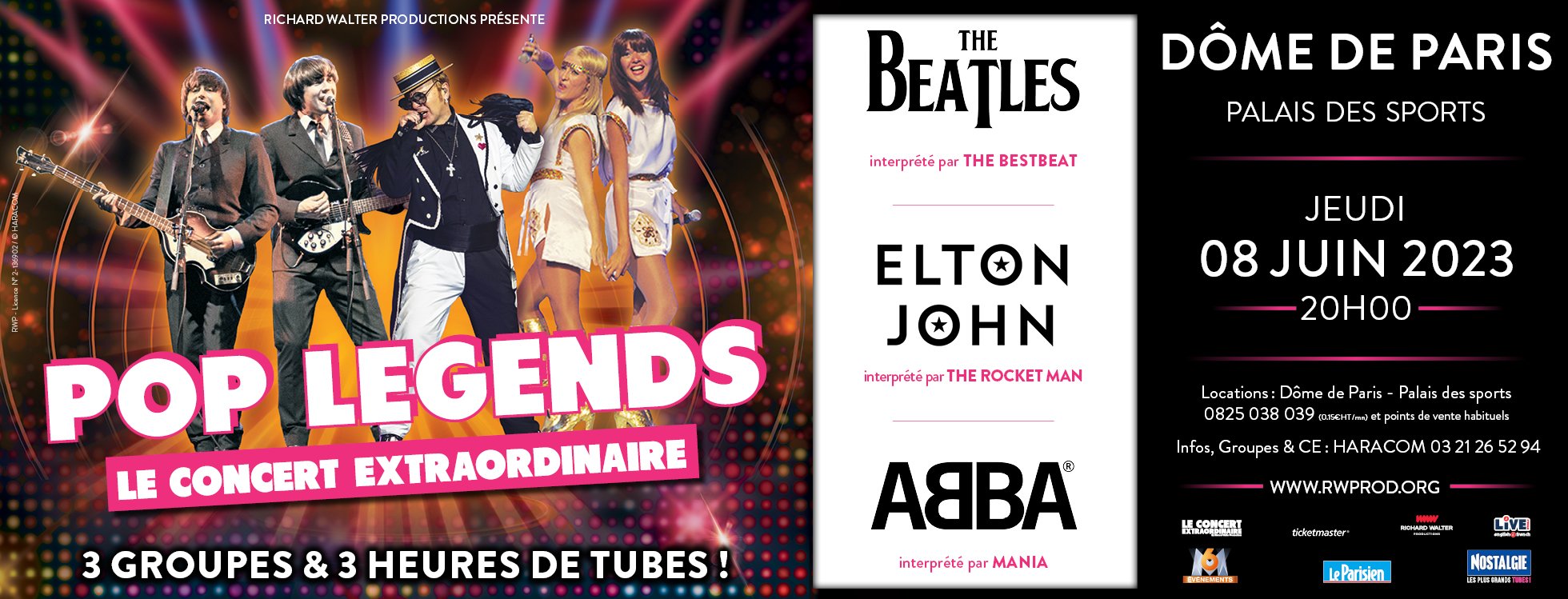 dome de paris : POP LEGENDS