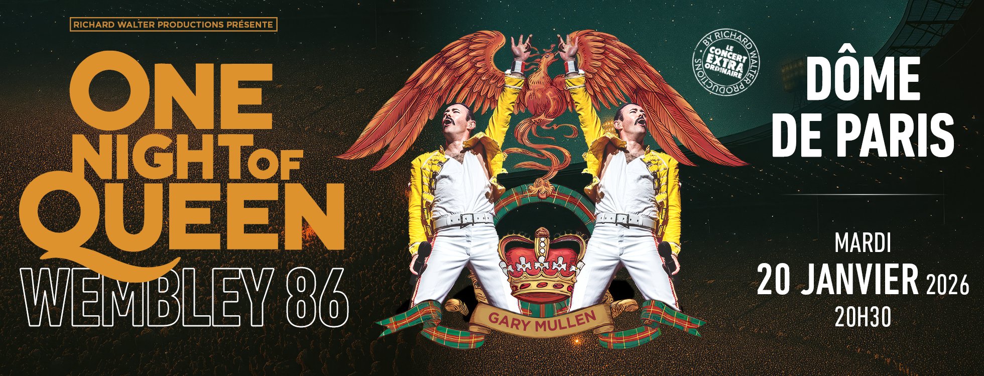 dome de paris : ONE NIGHT OF QUEEN