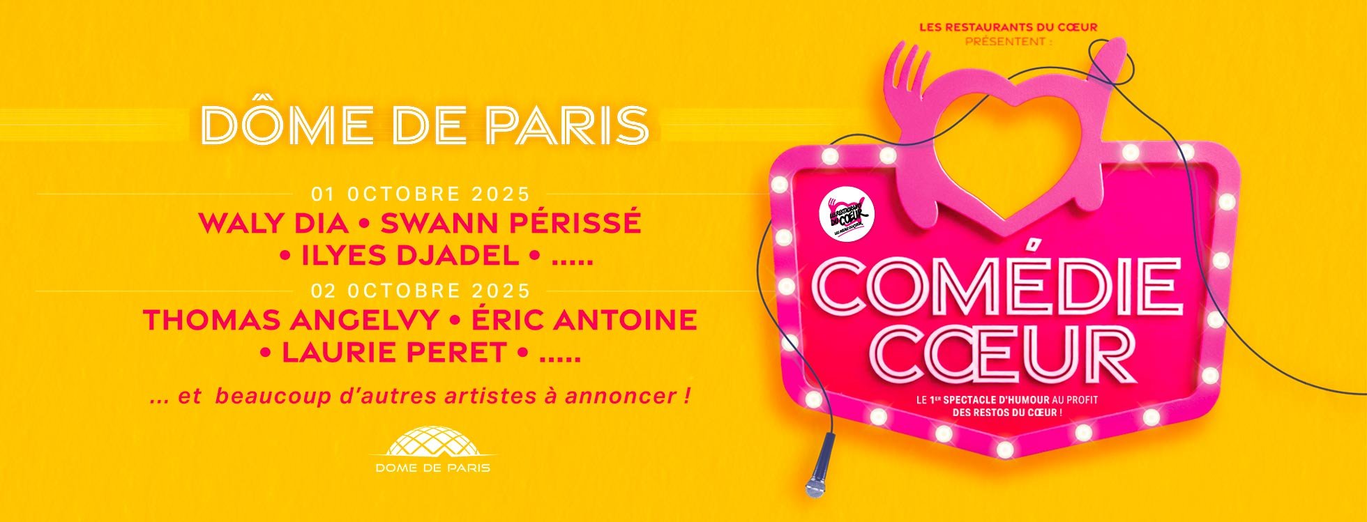dome de paris : COMEDIE COEUR