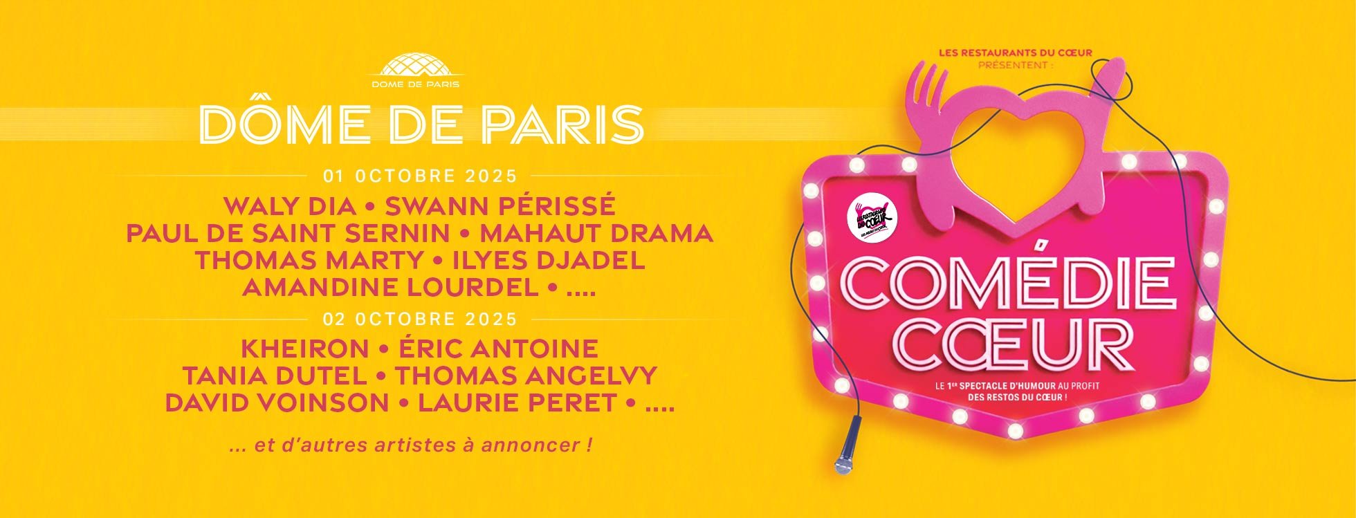 dome de paris : COMEDIE COEUR