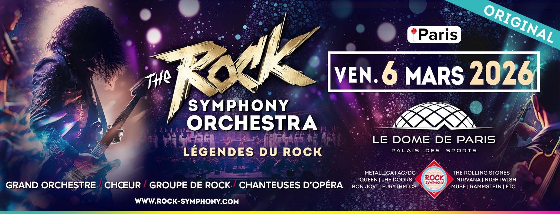 dome de paris : THE ROCK SYMPHONY ORCHESTRA